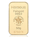 50 Gramm Goldbarren
